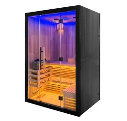 Traditional Canadian Hemlock Sauna — 1.5 × 1.3 × 2.1m